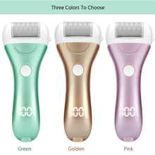 Electric Pedicure Foot File USB Rechargeable Power Display 3pcs Grinding Exfoliator Replacement Heads For Heel Callus Remover