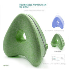 Memory Foam Leg Support Pillow – Ergonomic Heart-Shaped Design