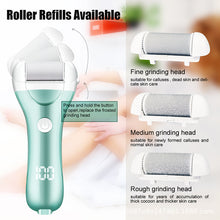 Electric Pedicure Foot File USB Rechargeable Power Display 3pcs Grinding Exfoliator Replacement Heads For Heel Callus Remover