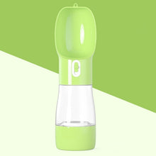 2-in-1 Portable Pet Water Bottle & Food Dispenser | Travel Dog & Cat Feeder with Drinking Bowl