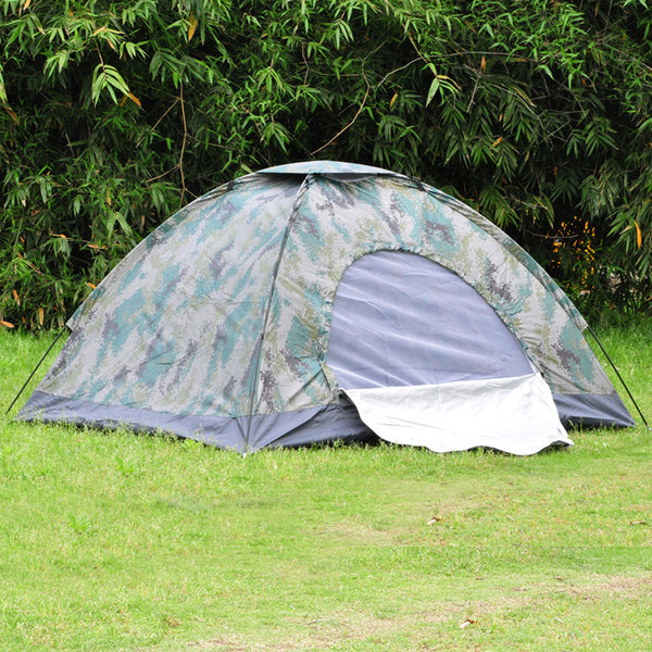 Outdoor Hot Selling Convenient Camping Backpacking Tent Beach Portable Sleeping Hiking Camouflage Folding Single Person Tent