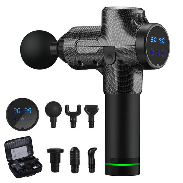 Professional LCD Massage Gun – 99 Adjustable Speeds, Deep Tissue Percussion Therapy for Full Body Muscle Recovery