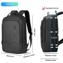 Waterproof Travel Laptop Backpack with USB Charging Port – Lightweight Business, School & Office Bag for Men & Women