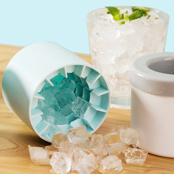 Silicone Round Ice Cube Mold DIY Freeze Maker for Refrigerator Barware Summer Drinks
