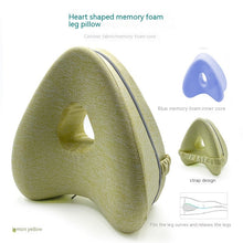 Memory Foam Leg Support Pillow – Ergonomic Heart-Shaped Design