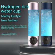 Hydrogen-Rich Water Bottle with PEM Ionizer – Portable USB Rechargeable Antioxidant Generator for Anti-Aging & Wellness