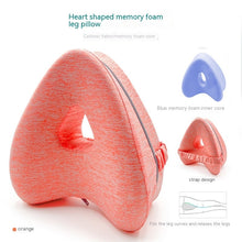 Memory Foam Leg Support Pillow – Ergonomic Heart-Shaped Design