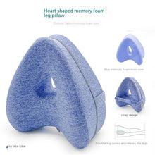 Memory Foam Leg Support Pillow – Ergonomic Heart-Shaped Design