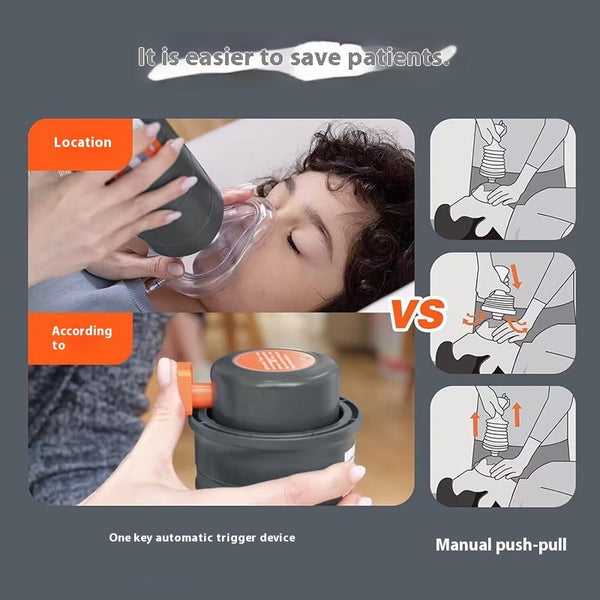 Automatic Choking Rescue Device for Kids and Adults Portable Anti Choking Device Strong Suction Home Emergency Respirelief Kit