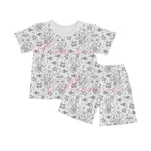 Kids DIY Pajama Set – Sketchable Graffiti Sleepwear for Boys & Girls | Long Sleeve Art Homewear