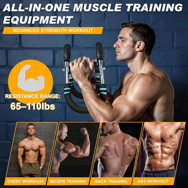 Multi-functional U-shaped Arm Strengthener Chest Trainer Adjustable Forearm Strength Exerciser Home Gym Equipment Bodybuilding