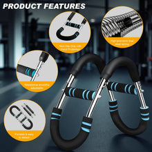 Multi-functional U-shaped Arm Strengthener Chest Trainer Adjustable Forearm Strength Exerciser Home Gym Equipment Bodybuilding