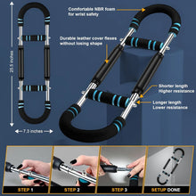 Multi-functional U-shaped Arm Strengthener Chest Trainer Adjustable Forearm Strength Exerciser Home Gym Equipment Bodybuilding