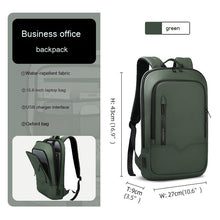 Waterproof Travel Laptop Backpack with USB Charging Port – Lightweight Business, School & Office Bag for Men & Women