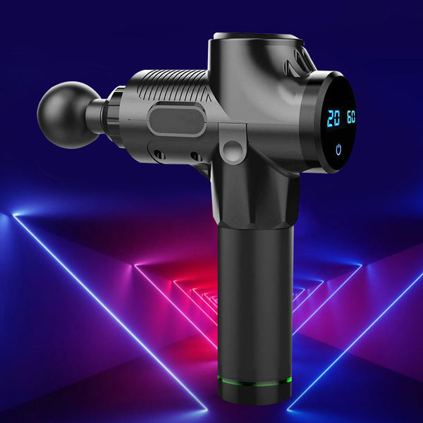 Professional LCD Massage Gun – 99 Adjustable Speeds, Deep Tissue Percussion Therapy for Full Body Muscle Recovery