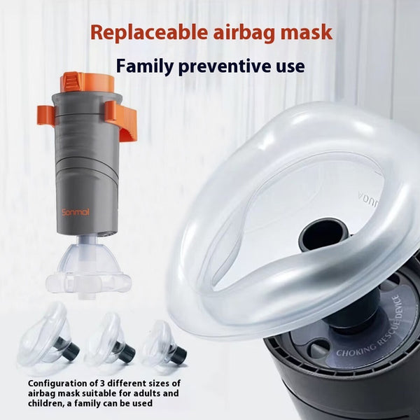 Automatic Choking Rescue Device for Kids and Adults Portable Anti Choking Device Strong Suction Home Emergency Respirelief Kit