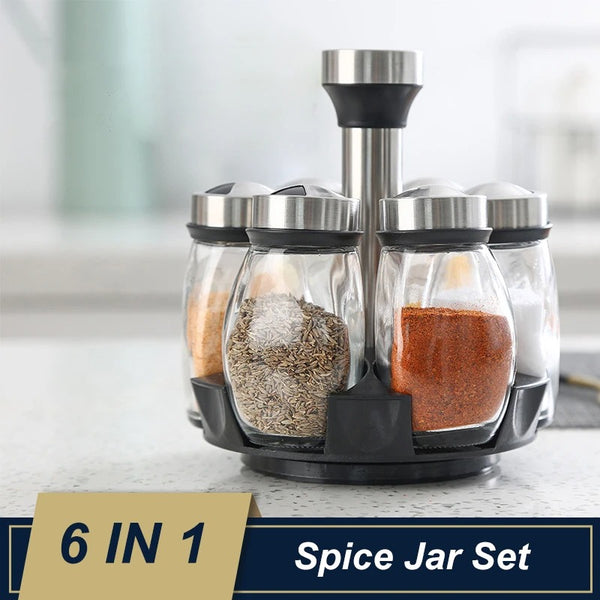 Seasoning Box Set Seasoning Jar Kitchen Household Seasoning Bottle Seasoning Box Screw Cap Seasoning Bottle