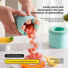 Silicone Round Ice Cube Mold DIY Freeze Maker for Refrigerator Barware Summer Drinks