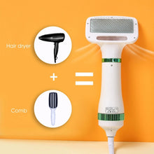 Pet Hair Dryer Dog Hair Blowing Artifact Hot Air Comb Dog Hair Pulling Integrated Hair Dryer Blowing Hair Comb Dog Supplies
