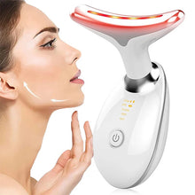EMS Thermal Neck Lifting And Tighten Massager Electric Microcurrent Wrinkle Remover