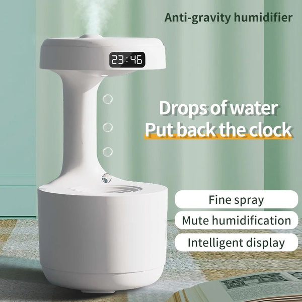 Anti-gravity Air Humidifier Mute Countercurrent Humidifier Levitating Water Drops Cool Mist Maker Fogger Relieve Fatigue