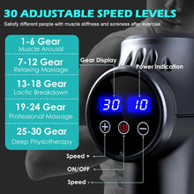 Professional LCD Massage Gun – 99 Adjustable Speeds, Deep Tissue Percussion Therapy for Full Body Muscle Recovery
