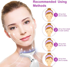EMS Thermal Neck Lifting And Tighten Massager Electric Microcurrent Wrinkle Remover