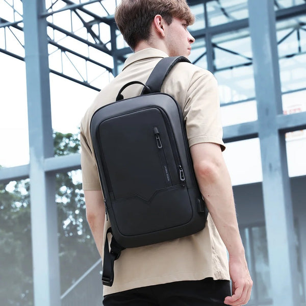 Waterproof Travel Laptop Backpack with USB Charging Port – Lightweight Business, School & Office Bag for Men & Women