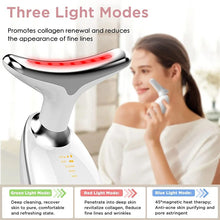 EMS Thermal Neck Lifting And Tighten Massager Electric Microcurrent Wrinkle Remover