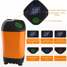 Outdoor Camping Portable Electric Shower Pump with Digital Display IPX7 Waterproof for Camping Travel Beach Pet Watering