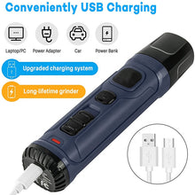 2-Speed LED Pet Nail Grinder – Silent, Powerful & Safe Electric Pet Nail Trimmer for Medium & Large Dogs