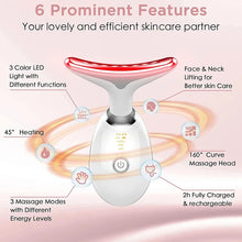 EMS Thermal Neck Lifting And Tighten Massager Electric Microcurrent Wrinkle Remover