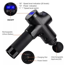 Professional LCD Massage Gun – 99 Adjustable Speeds, Deep Tissue Percussion Therapy for Full Body Muscle Recovery