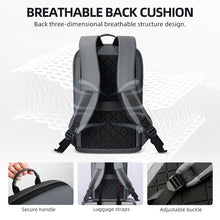 Waterproof Travel Laptop Backpack with USB Charging Port – Lightweight Business, School & Office Bag for Men & Women