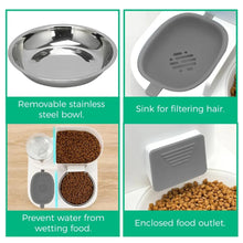 Automatic Pet Feeder Dog Basin Cat Bowl Supplies Water Dispenser