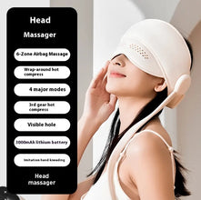 Head Massager Electric Heating Air Bag Massage Cap Head Cervical Vertebra Head Eye Massage Instrument