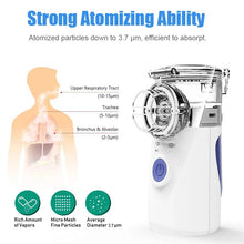 Health Care Mini Handheld portable Inhale Nebulizer silent Ultrasonic inalador nebulizador Children Adult Rechargeable Automizer