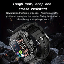 Sports Smart Watch TWS Bluetooth Headset Call 2in1 Smartwatch 400mAH Extra Long Standby 3ATM Technology 1.96