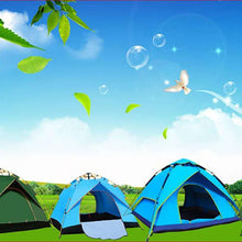 Outdoor Folding Tent Fully Automatic Quick Opening Tent 3-4 Person Self Driving Camping Tent Rain Proof Sun Proof Portable