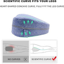 Memory Foam Leg Support Pillow – Ergonomic Heart-Shaped Design