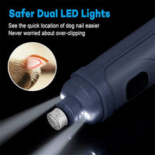 2-Speed LED Pet Nail Grinder – Silent, Powerful & Safe Electric Pet Nail Trimmer for Medium & Large Dogs