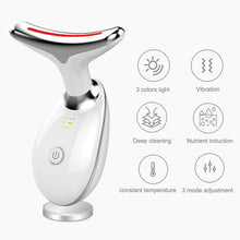 EMS Thermal Neck Lifting And Tighten Massager Electric Microcurrent Wrinkle Remover
