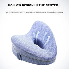 Memory Foam Leg Support Pillow – Ergonomic Heart-Shaped Design