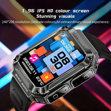 Sports Smart Watch TWS Bluetooth Headset Call 2in1 Smartwatch 400mAH Extra Long Standby 3ATM Technology 1.96