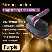 Electric UV Mite Remover Household Bed Mattress Sofa Pillows Mite Removal Instrument Waterproof Mini Vacuum Cleaner Lint Remover