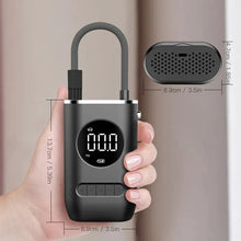 Car Air Pump Portable Mini Self Propelled Electric Tire Pump Handheld Wireless Digital Display Charging Pump