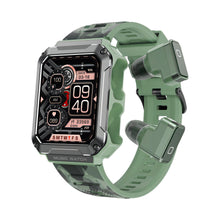 Sports Smart Watch TWS Bluetooth Headset Call 2in1 Smartwatch 400mAH Extra Long Standby 3ATM Technology 1.96