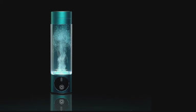 Hydrogen-Rich Water Bottle with PEM Ionizer – Portable USB Rechargeable Antioxidant Generator for Anti-Aging & Wellness