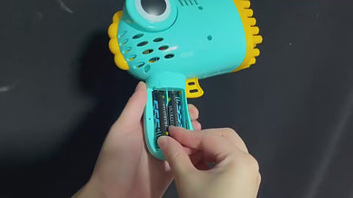 Dino Blast Bubble Gun – High-Power Multi-Hole Electric Bubble Machine Toy