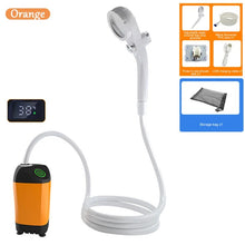 Outdoor Camping Portable Electric Shower Pump with Digital Display IPX7 Waterproof for Camping Travel Beach Pet Watering